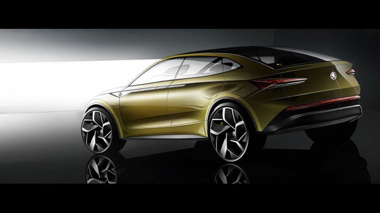 Skoda heeft de Vision E op een lichtere plek gezet, zodat we de auto nu goed kunnen bekijken. De komende jaren krijgt de auto nog een aantal elektrische broertjes en zusjes.
