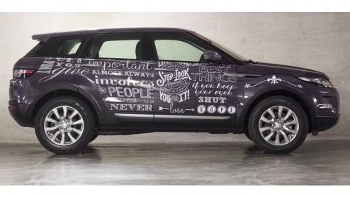 Stap in de voetsporen van Victoria Beckham en Piet Boon en creer je eigen creatie op basis van de Range Rover Evoque. Design Your Evoque