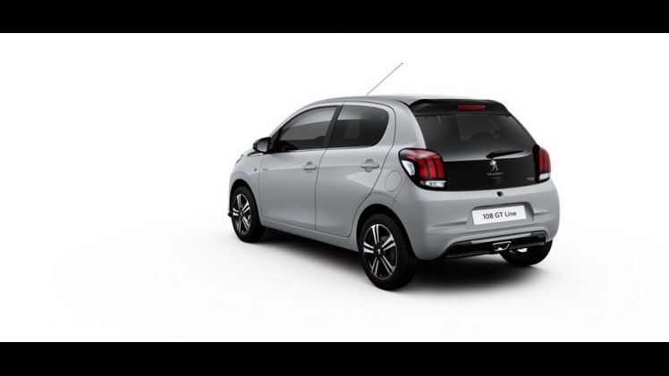 In navolging van de Peugeot 308, 208 en 508 krijgt ook de 108 de GT Line uitvoering met sportieve details.