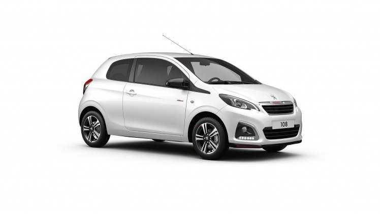 In navolging van de Peugeot 308, 208 en 508 krijgt ook de 108 de GT Line uitvoering met sportieve details.