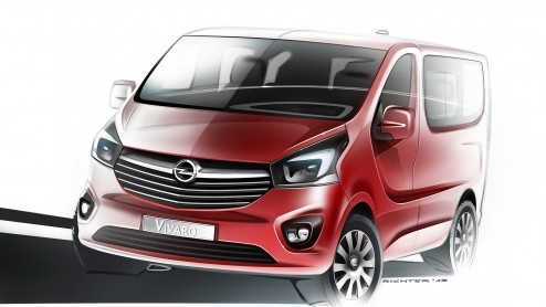 Opel Vivaro geheel nieuw in de zomer van 2014.