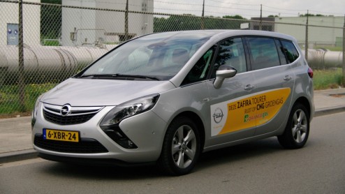 Rijtest Opel Zafira 1.6 Turbo CNG. De op aardgas rijdende Opel Zafira is comfortabel, veelzijdig en milieuvriendelijk.