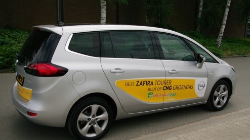 Rijtest Opel Zafira 1.6 Turbo CNG. De op aardgas rijdende Opel Zafira is comfortabel, veelzijdig en milieuvriendelijk.