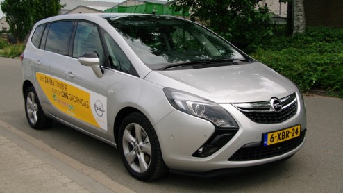 Rijtest Opel Zafira 1.6 Turbo CNG. De op aardgas rijdende Opel Zafira is comfortabel, veelzijdig en milieuvriendelijk.