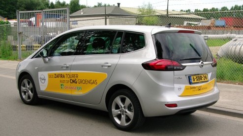 Rijtest Opel Zafira 1.6 Turbo CNG. De op aardgas rijdende Opel Zafira is comfortabel, veelzijdig en milieuvriendelijk.
