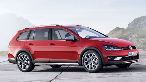 Volkswagen presenteert in Parijs een stoere versie van de Golf Variant. De Golf Alltrack is het neefje van de Seat Leon X-Perience en de Skoda Octavia Scout.