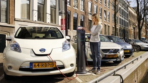 Gratis oplaadpakket bij aanschaf nieuwe Nissan LEAF, vanaf 2014.