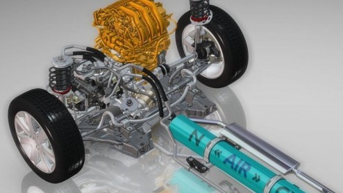 Op de Autosalon van Parijs presenteert Peugeot deze 208 Hybrid Air 2L, een doorontwikkeling van het studiemodel 208 Hybrid FE die we vorig jaar op de IAA in Frankfurt tegen het lijf liepen.