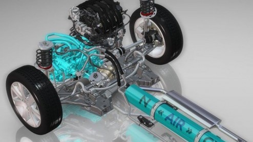 Op de Autosalon van Parijs presenteert Peugeot deze 208 Hybrid Air 2L, een doorontwikkeling van het studiemodel 208 Hybrid FE die we vorig jaar op de IAA in Frankfurt tegen het lijf liepen.