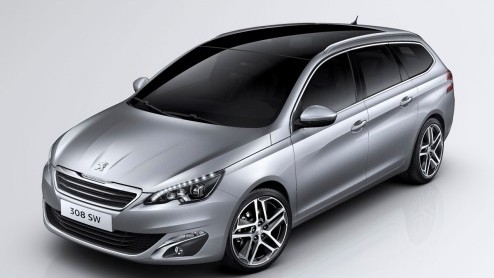 Peugeot brengt de eerste fotos naar buiten van de 308 SW. Eerder al maakte de fabrikant de prijzen bekend en liet weten dat er een versie komt met 14% bijtelling.