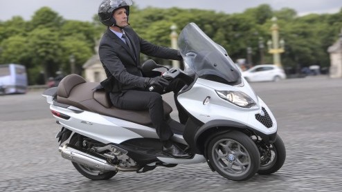 Nieuwe generatie Piaggio MP3 gentroduceerd.