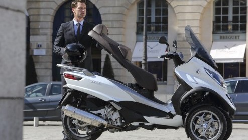 Nieuwe generatie Piaggio MP3 gentroduceerd.