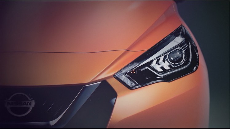 Teasers van de nieuwe Nissan Micra, die een totaal andere auto gaat worden.