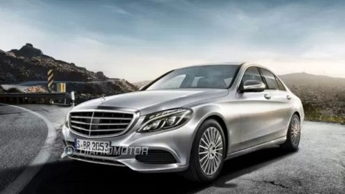 Nieuwe Mercedes C-Klasse komt in 2014 op de markt en dit zijn de eerste plaagstootjes.