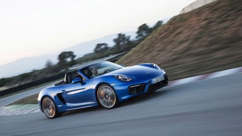 Autotest Porsche Cayman GTS en Boxster GTS 2014.