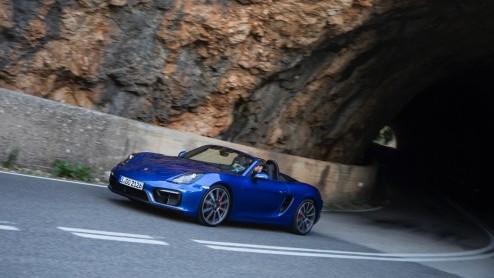 Autotest Porsche Cayman GTS en Boxster GTS 2014.
