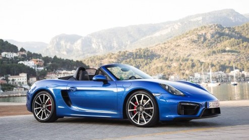Autotest Porsche Cayman GTS en Boxster GTS 2014.