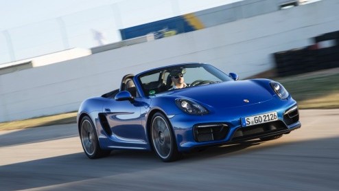 Autotest Porsche Cayman GTS en Boxster GTS 2014.