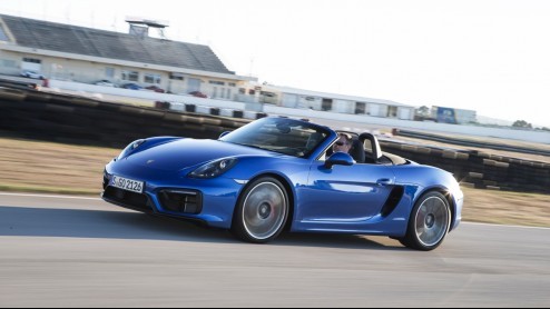 Autotest Porsche Cayman GTS en Boxster GTS 2014.