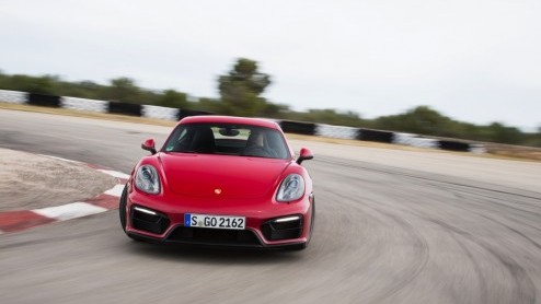 Autotest Porsche Cayman GTS en Boxster GTS 2014.
