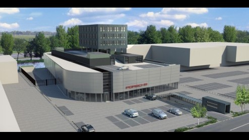 Langs de A2 bij Amsterdam bouwt Porsche aan een nieuw Porsche Centrum. Gisteren werd de eerste paal geslagen. Medio volgend jaar opent het nieuwe pand zijn deuren en kunnen Porsche liefhebbers hun har