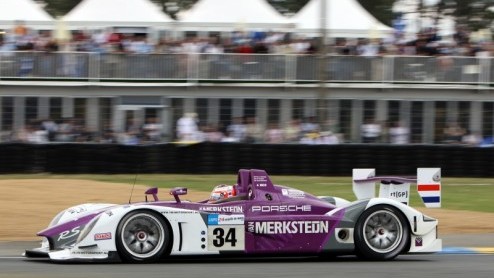 Het Nederlandse team Van Merksteijn Motorsport by Equipe Verschuur heeft met de Porsche RS Spyder de overwinning in de klasse LMP2 bij de 24 Uur van Le Mans behaald. Coureurs Jos Verstappen, Jeroen Bl