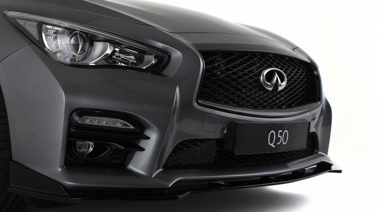 De Infiniti Q50 Inspiration Line is voor de Nederlandse importeur als snelle hybride ontwikkeld met extra sportief onderstel, interieur en remmen.
