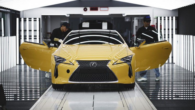 De productie van de Europese versie van de nieuwe Lexus LC is in Japan van start gegaan.