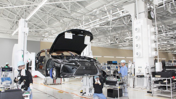 De productie van de Europese versie van de nieuwe Lexus LC is in Japan van start gegaan.