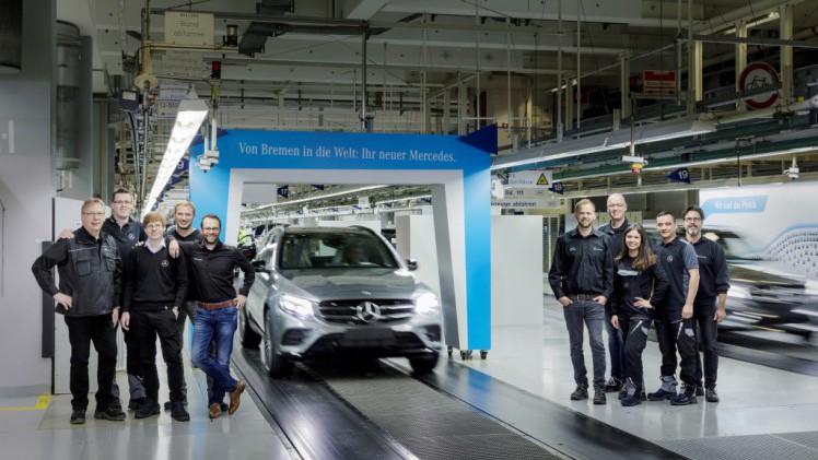Mercedes produceerde in 40 jaar 8 miljoen voertuigen in Bremen.