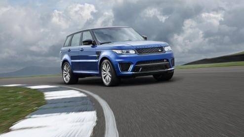 Range Rover Sport SVR digitaal onthuld. Het debuut van de sportieve Land Rover vindt plaats op Pebble Beach 2014.
