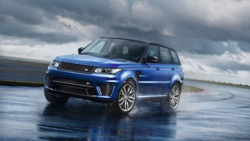 Range Rover Sport SVR digitaal onthuld. Het debuut van de sportieve Land Rover vindt plaats op Pebble Beach 2014.