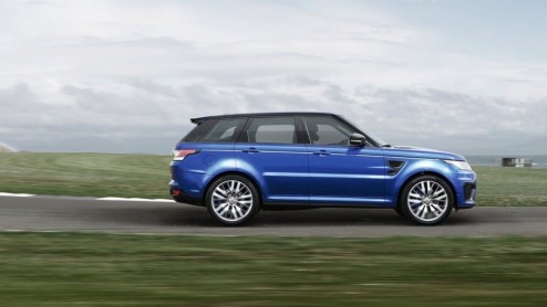 Range Rover Sport SVR digitaal onthuld. Het debuut van de sportieve Land Rover vindt plaats op Pebble Beach 2014.