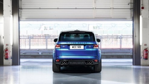 Range Rover Sport SVR digitaal onthuld. Het debuut van de sportieve Land Rover vindt plaats op Pebble Beach 2014.