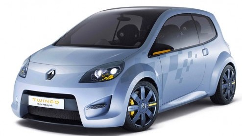 Er zijn weer eens fotos uitgelekt van een nog te presenteren model. Dit keer is het gebeurd bij de Renault Twingo concept.