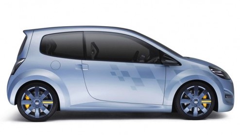Er zijn weer eens fotos uitgelekt van een nog te presenteren model. Dit keer is het gebeurd bij de Renault Twingo concept.