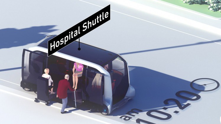 Toyota ontwikkelt met partners een autonoom rijdende stadsbesteller, de e-Palette.
