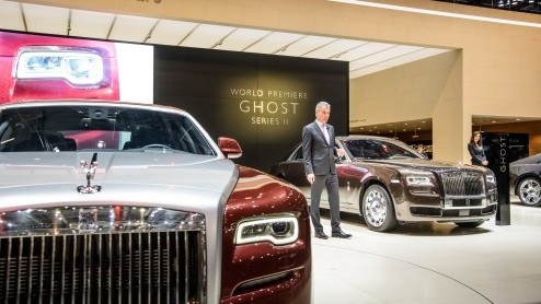 Facelift voor Rolls-Royce Ghost mondt uit in Ghost Series II met meer technologie en nog hoger comfort. Debuut op Autosalon van Genve.