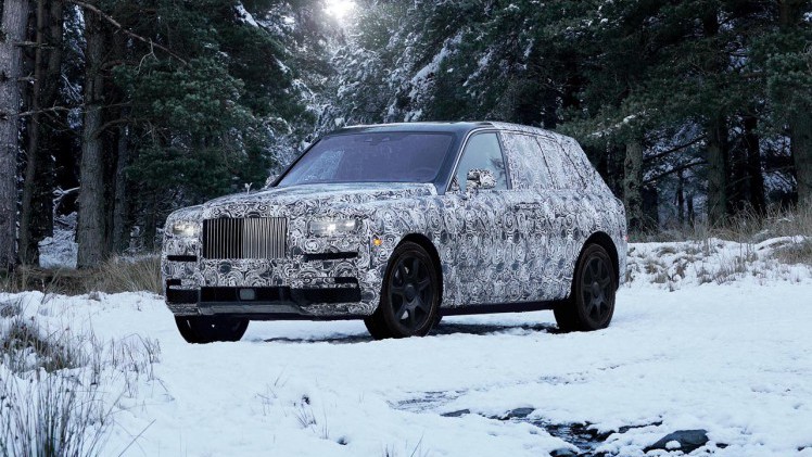 Rolls-Royce lanceert binnenkort de Cullinan, de state of the art SUV.
