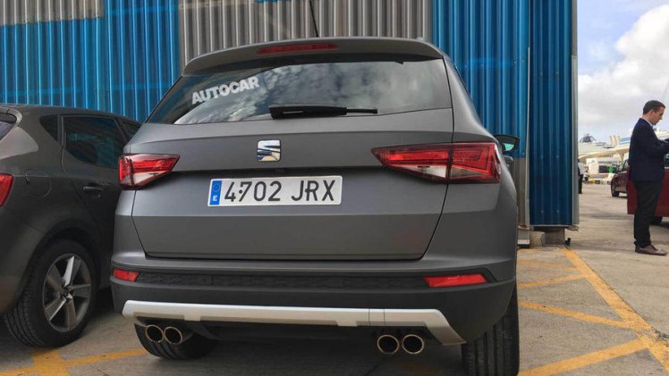 Er is een ongecamoufleerde testauto opgedoken van SEAT, in de vorm van een Ateca Cupra. Die wordt waarschijnlijk krachtiger en sneller dan de sterkte Volkswagen Tiguan.