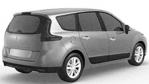 Nu de Renault Megane een feit is, kan ruimteversie Scenic niet achterblijven. Inmiddels zijn de eerste afbeeldingen gelekt op het internet. Hij krijgt zoals verwacht het nieuwe familiegezicht mee, de