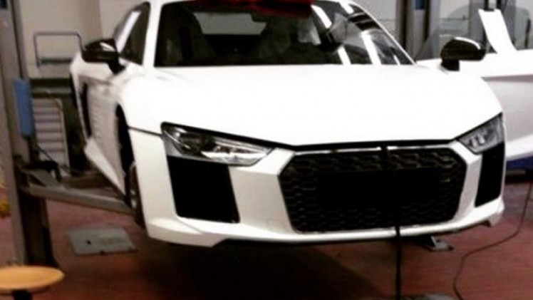 Nieuwe Audi R8 gelekt voorafgaand aan debuut op de Autosalon Genve 2015.