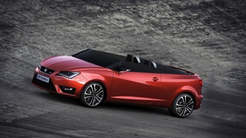 Seat Ibiza Cupster aanwezig bij Wrthersee Treffen 2014, een luchtige Ibiza Cupra met 180 pk TSI-motor.