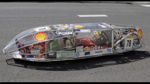 In de Shell Eco-marathon 2014 kon het winnende voertuig van studententeam H2A voor nog geen 22 euro aan elektriciteit de wereld rond rijden.