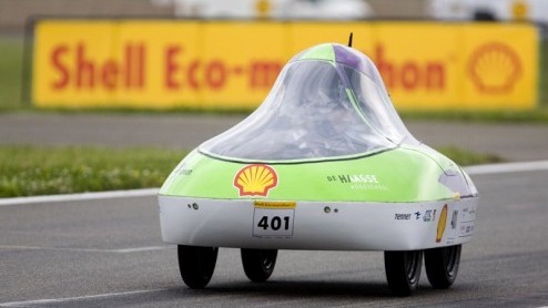 In mei volgend jaar start de 25e editie van de Europese Shell Eco-marathon. Teams van studenten en middelbare scholieren staan dan in het Duitse Lausitz met hun ultrazuinige voertuigen paraat in deze