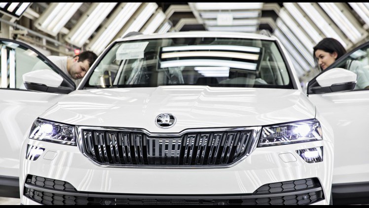 SKoda breidt de productie van de Karoq uit naar een tweede fabriek.
