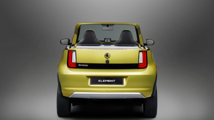 22 studenten realiseerden bij Skoda de Element Concept op basis van de Citigo met elektrische aandrijving.