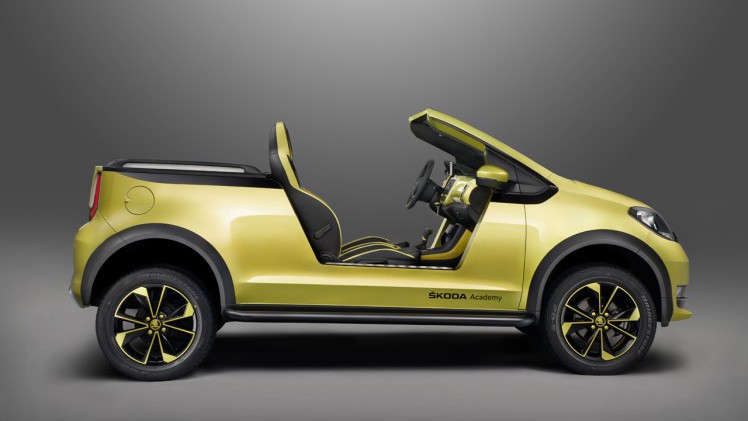 22 studenten realiseerden bij Skoda de Element Concept op basis van de Citigo met elektrische aandrijving.