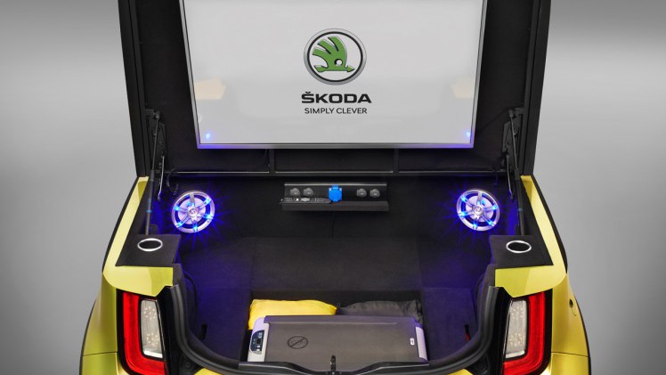 22 studenten realiseerden bij Skoda de Element Concept op basis van de Citigo met elektrische aandrijving.