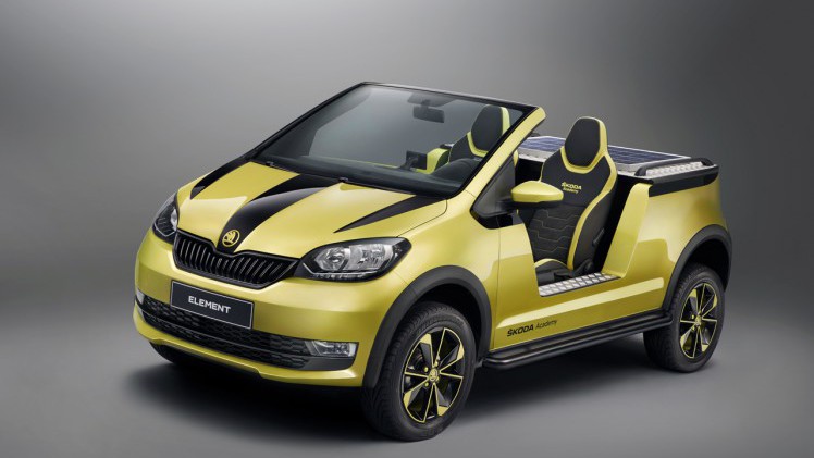 22 studenten realiseerden bij Skoda de Element Concept op basis van de Citigo met elektrische aandrijving.